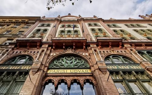 typical ornate building in Budapest